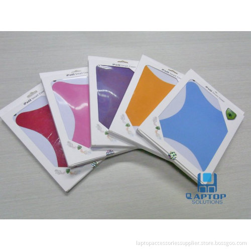 Pink 100% Brand New Ipad / Ipad2 Smart Protective Cases With Pure Color Leather